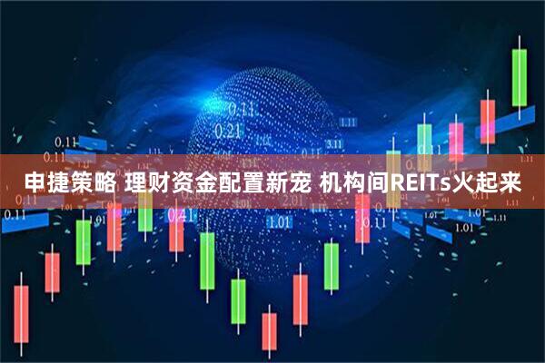 申捷策略 理财资金配置新宠 机构间REITs火起来